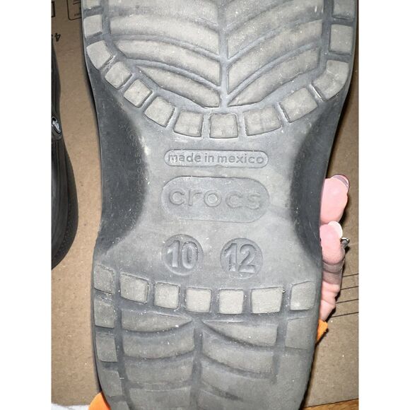 CROCS Left Shoe ONLY Black M10 W12 - Picture 3 of 3